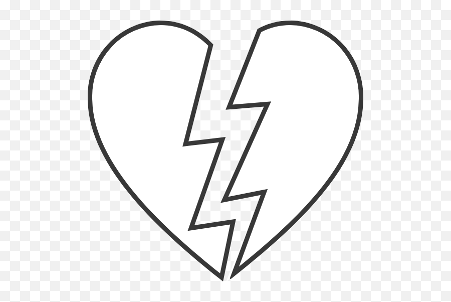 Cracked Open Heart Graphic - Broken Heart Clip Art Free Language Emoji,Broken Heart Emoticon Facebook Status