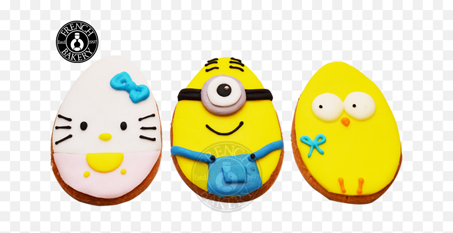 Easter Egg Shaped Cookies - Egg Shaped Easter Cookies Emoji,Happy Easter Emoticon