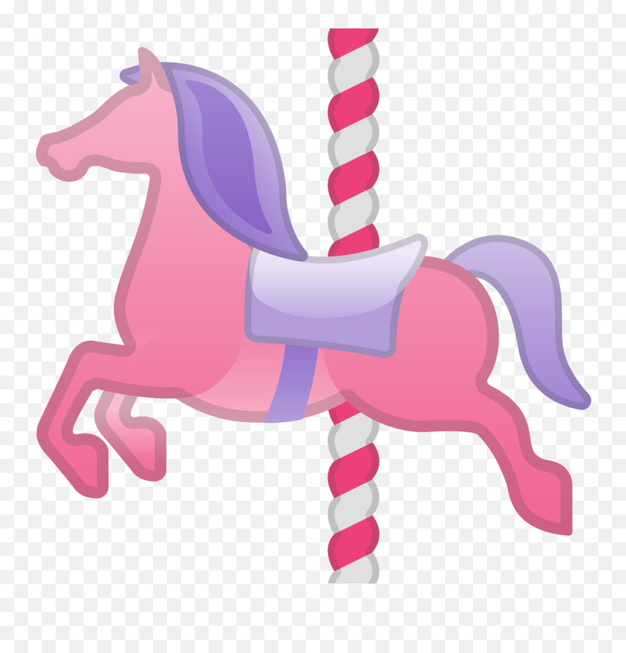 Carousel Horse Icon - Carousel Horse Emoji,Hand Horse Horse Emoji