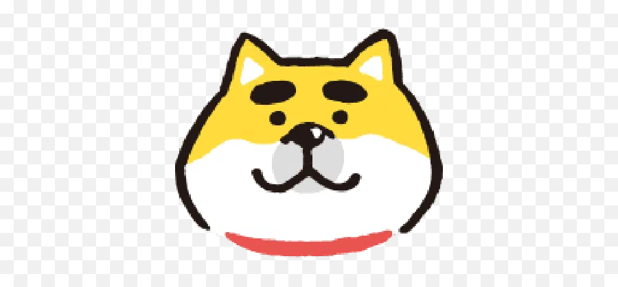 Shiba Emoji Whatsapp Stickers - Happy,Shiba Emoji