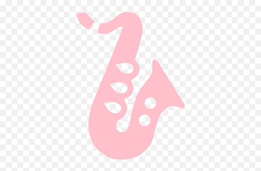 Pink Saxophone Icon - Free Pink Music Icons Emoji,Emoticon Musical Instrument