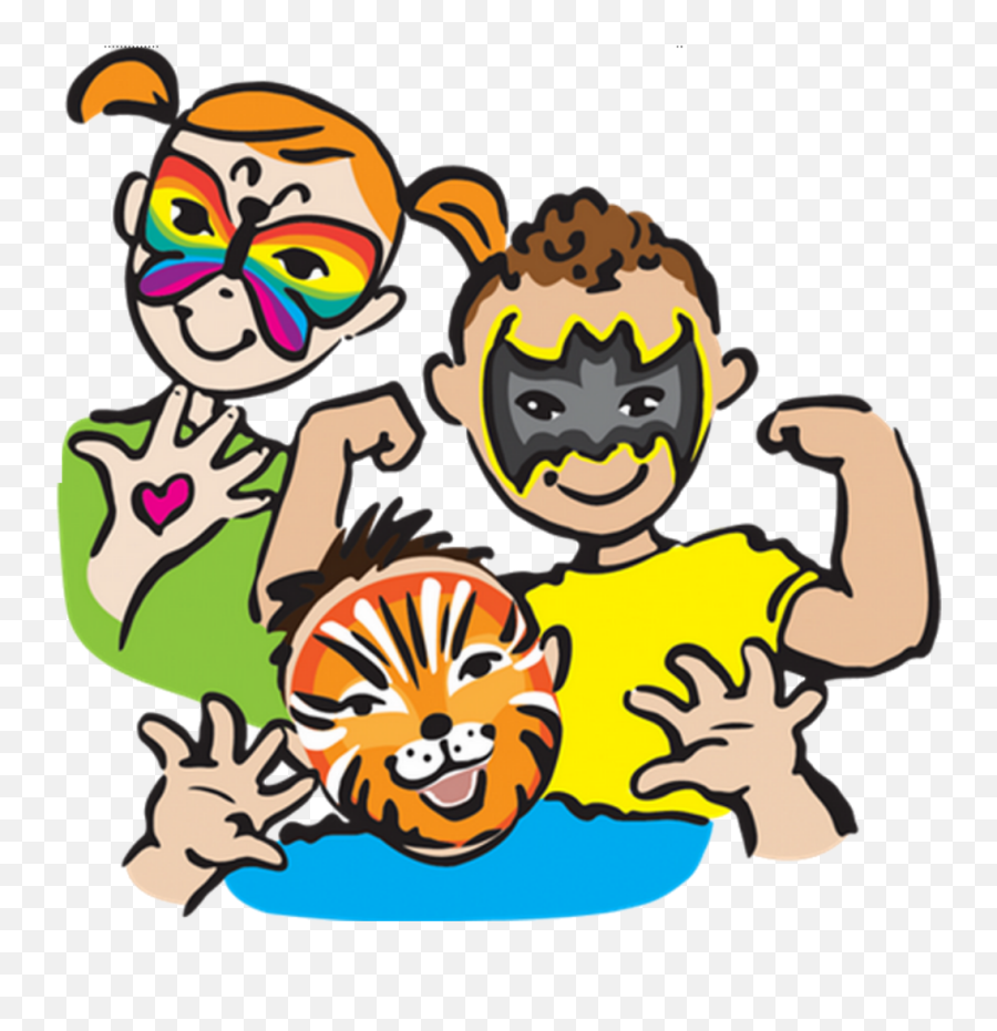 Faces Clipart Brother Face Faces Brother Face Transparent - Face Painting Clipart Emoji,Face Paint Emoji