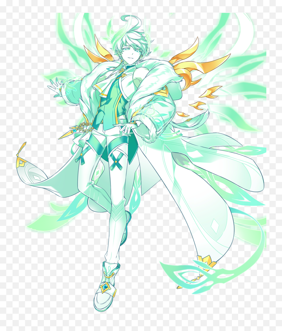 Anime Warrior Elsword Character Art - Elsword Ain Bluhen Emoji,Erbluhen Emotion