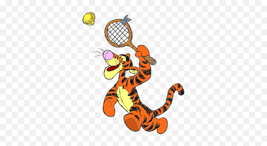 Tennis Character Clip Art Danasokh Top - Clipartix Emoji,Tennis Emoji