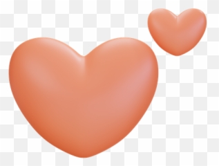 Premium Heart 3d Illustration Download In Png Obj Or Blend Emoji,Little Heart Emoji