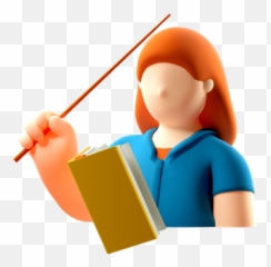 Premium Female Teacher 3d Illustration Download In Png Obj Emoji,Teacher Emoji Images