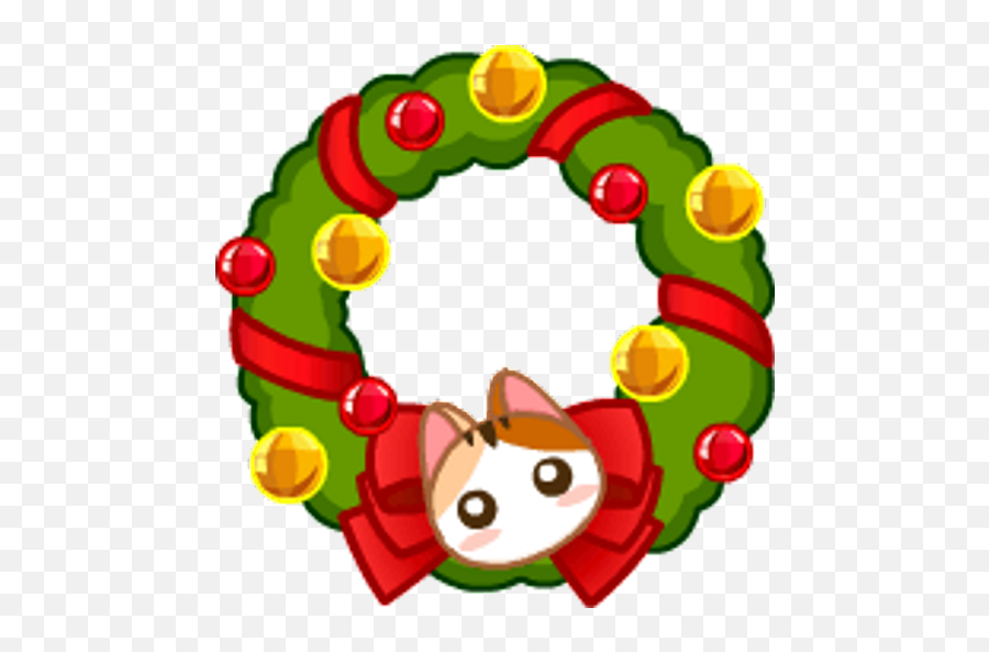 Sticker Maker - Gojill The Meow Emoji Christmas 1,Christmas Emojia