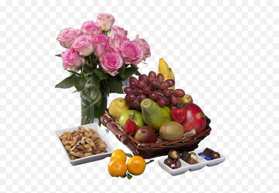 Fruit Mixed Nuts Fair Trade Roses And Local Chocolate Organic Option Available Emoji,Apple Emoji Rose