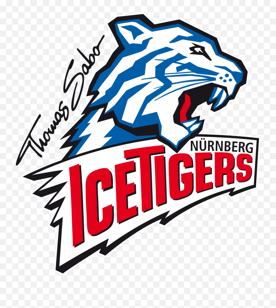 Thomas Sabo Ice Tigers Nürnberg Logo Pnglib U2013 Free Png Library - Sabo Ice Tigers Emoji,Bengals Emoji