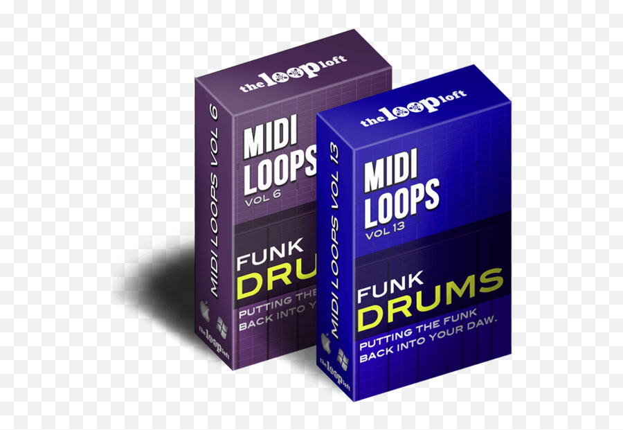 Funk Drums Midi Bundle - Cardboard Packaging Emoji,Rock My Emotions Midi