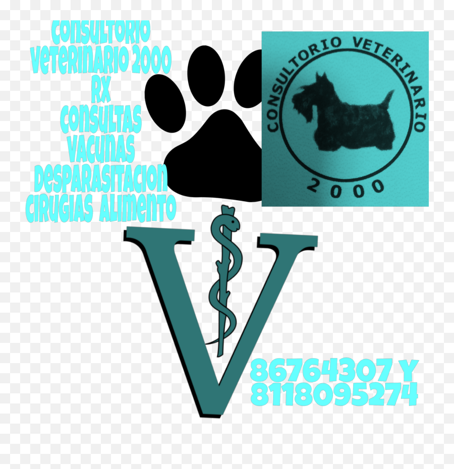 Consultorio Veterinario 2000 Sticker - Veterinar Emoji,Scottie Dog Emoji