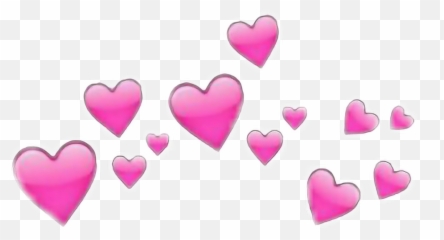 Corona Emoji Corazones Sticker - Aesthetic Hearts Png,Emojis Corazones