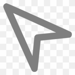 Gray Cursor 3 Icon - Free Gray Cursor Icons Cursor Png Emoji,Emoticon Cursor