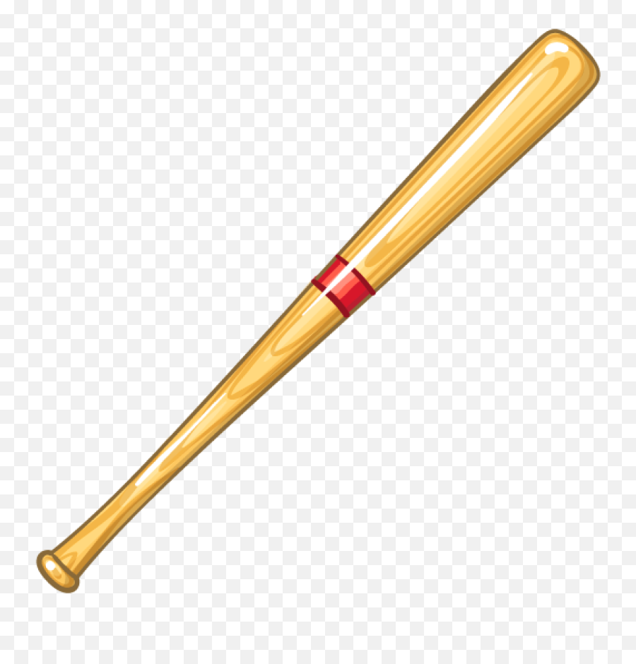 Library Of Wood Baseball Bat Picture Black And White Stock - Baseball Transparent Bat Clipart Emoji,Bat Emoji Png