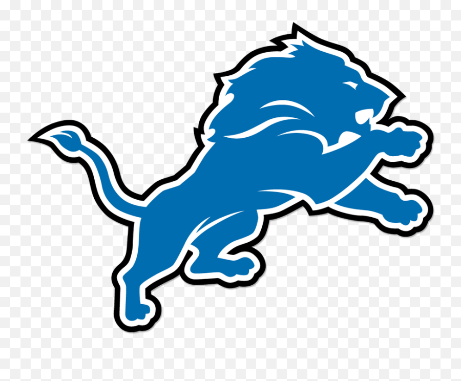 Lions Clipart Emoji Lions Emoji Transparent Free For - Nfl Detroit Lions Logo,Lion Emoji