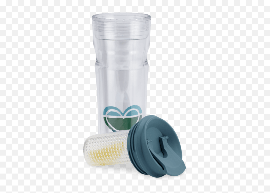 Heart Flip - Top Infuser Water Bottlelife Is Good Cylinder Emoji,Emoji Bottle Caps