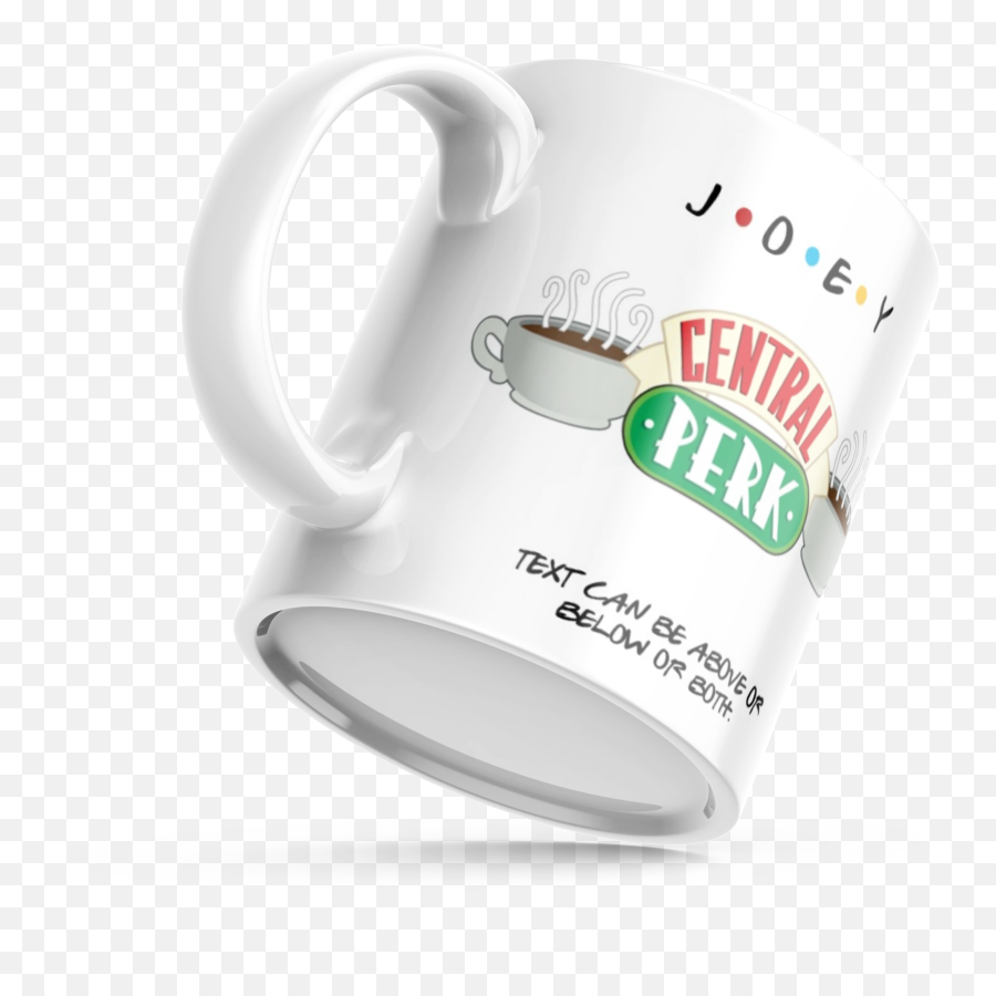 Halo Ceramic Mug With Chocolate Bars - Central Perk Emoji,Emoji Keyring Uk