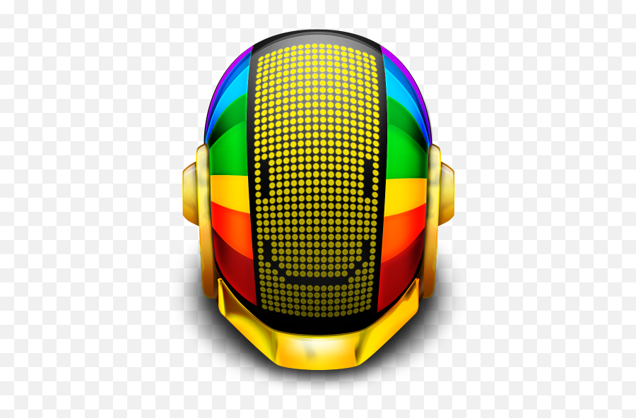 Guyman Helmet Smiley Icon - Daft Punk Helmet Gif Transparent Emoji,Tsukasa Face Emoticon