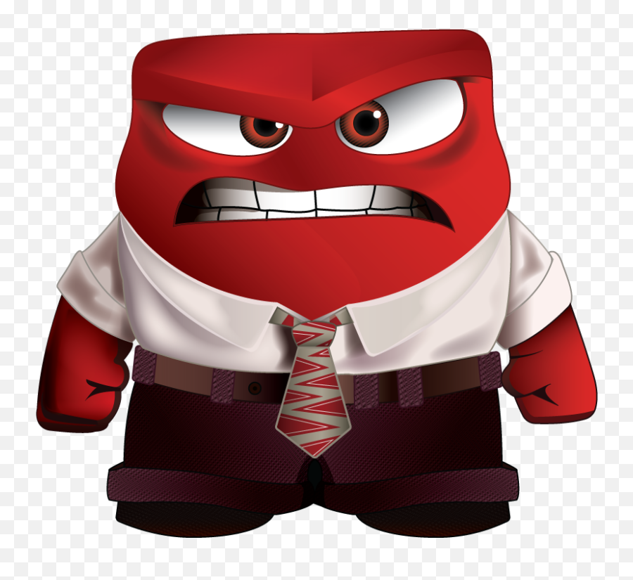 Red Angry Mad Emotion Decoration Living - Sadness Anger Joy Inside Out Emoji,Halloween Books On Emotion
