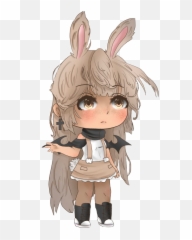 Edit Art Gachaedit Gachagirl Girl - Cute Bunny Gacha Edits Emoji,Cringey Emojis Gamer Girls Type