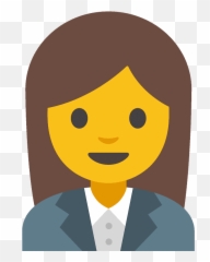 Woman Office Worker Emoji - Emoji De Una Secretaria,Female Emoji
