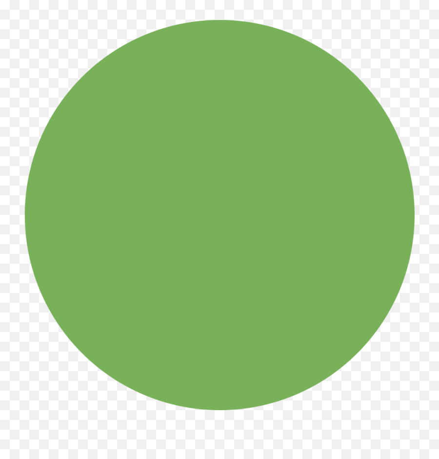 Green Circle Emoji Clipart - Guacamole Green Circle,Large Yellow Circle Emoji