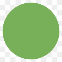 Green Circle Emoji Clipart - Guacamole Green Circle,Large Yellow Circle Emoji