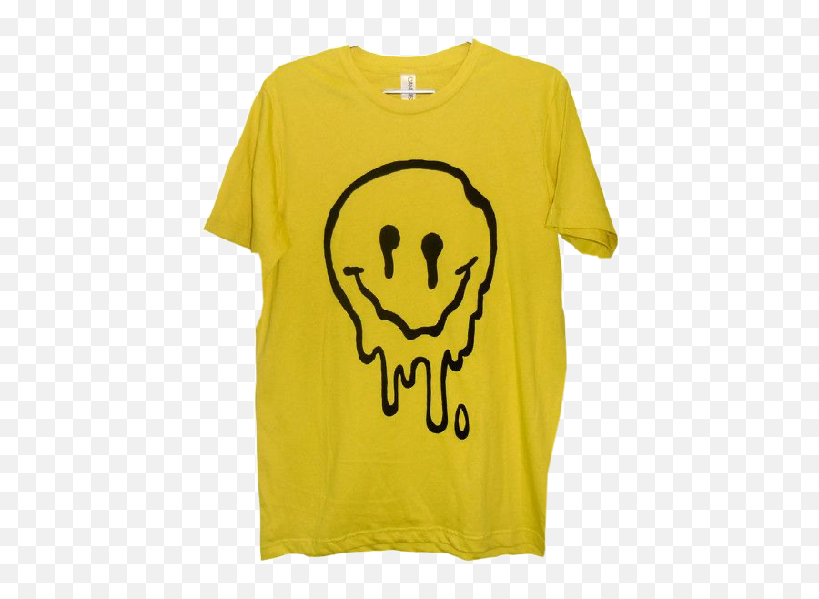 Yellow Yellowaesthetic Sticker By Zoie - Melting Smiley Face Emoji,Emoticon Neck Text