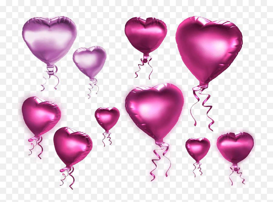 Purple Balloon Clipart Transparent Background - Novocomtop Heart Ballons Transparent Background Emoji,Singlehappy Emojis