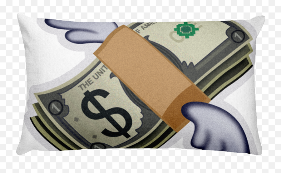 Download Emoji Bed Pillow Money With Wings Just Emoji Png - Transparent Flying Money Emoji,Money Emoji