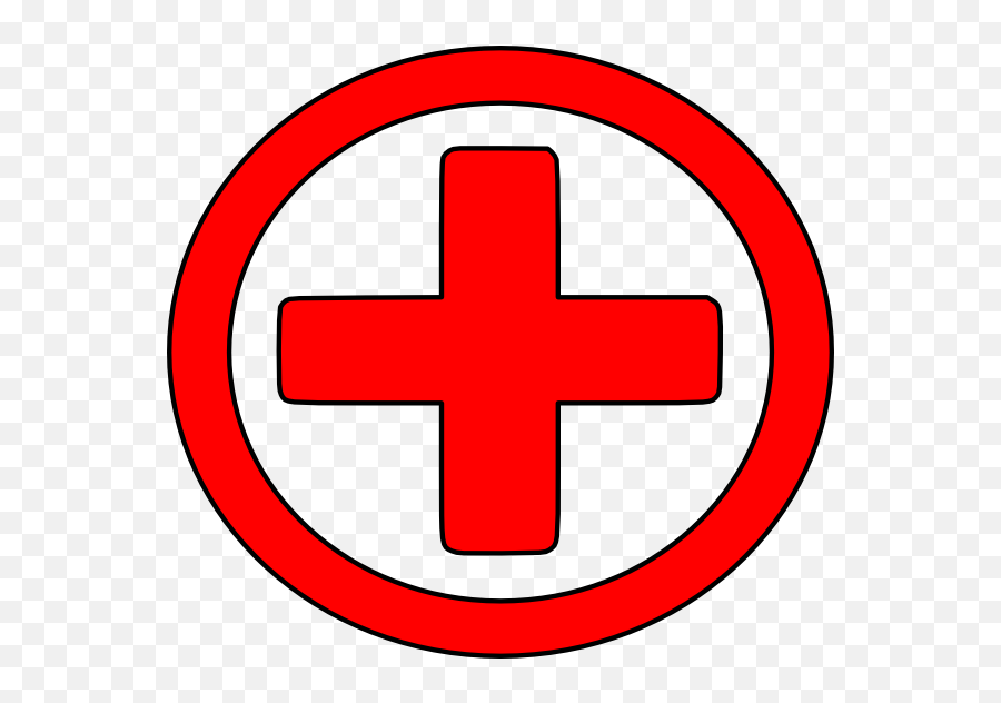 Red Cross Image - Clipart Best Cartoon First Aid Sign Emoji,Cross Emoticon Number Pad