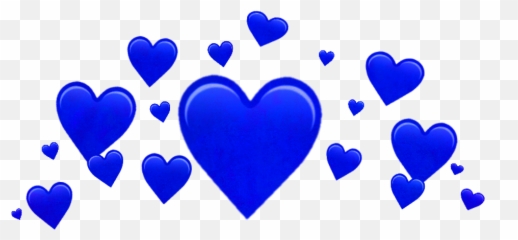 Sticker - Stiker Love Diatas Kepala Emoji,What Does Blu Emojis Look Like