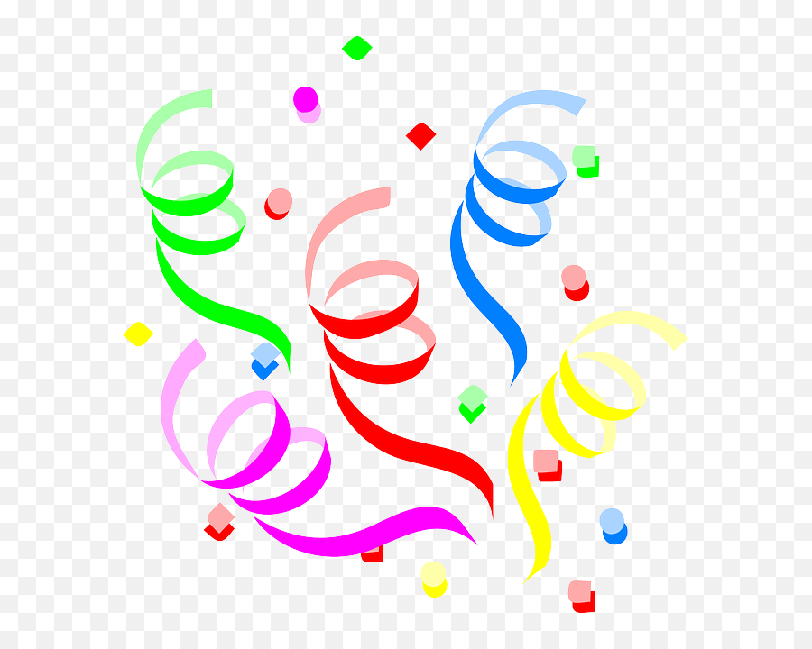 Confetti New Year Clip Art U2013 2019 New Year Images - Streamers Clipart Emoji,Confetti Emoji Transparent