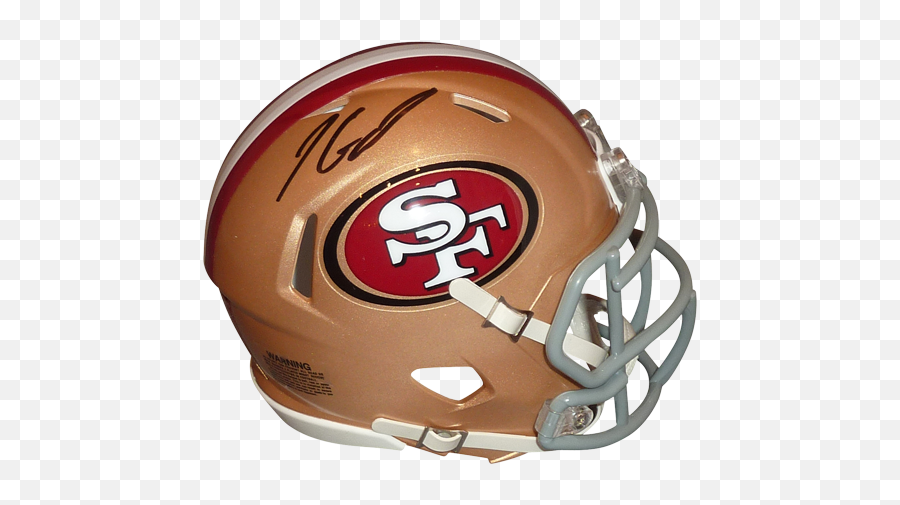 San Francisco 49ers Football Helmet Png Helmet - San Francisco 49ers Emoji,Legendary Football Roblox Emojis