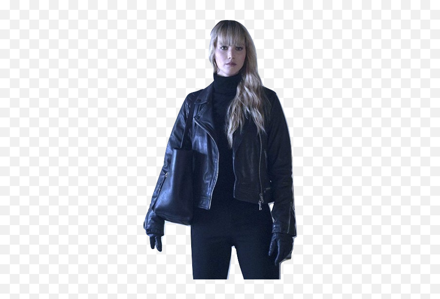 Red Sparrow Jennifer Lawrence Leather Jacket - Jennifer Lawrence Leather Jacket Red Sparrow Emoji,Jennifer Lawrence Hunger Gmes No Emotion