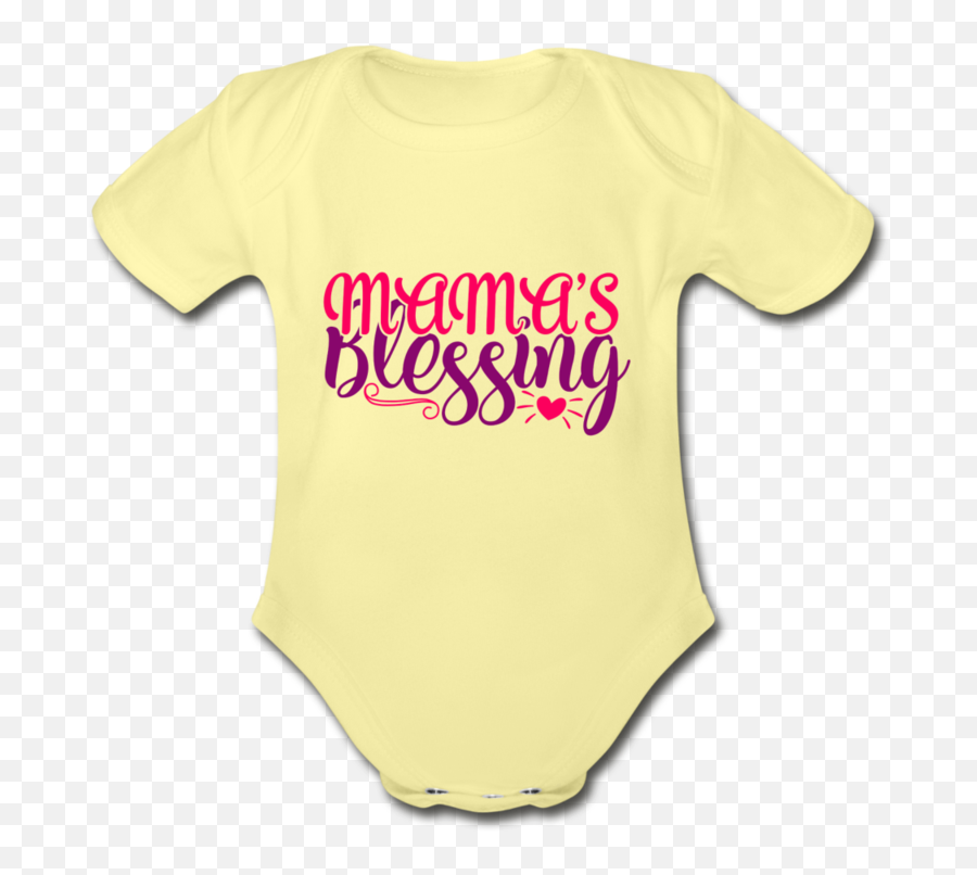 Mamas Girl Baby Bodysuit - Solid Emoji,Mama And Baby Bear Emoji