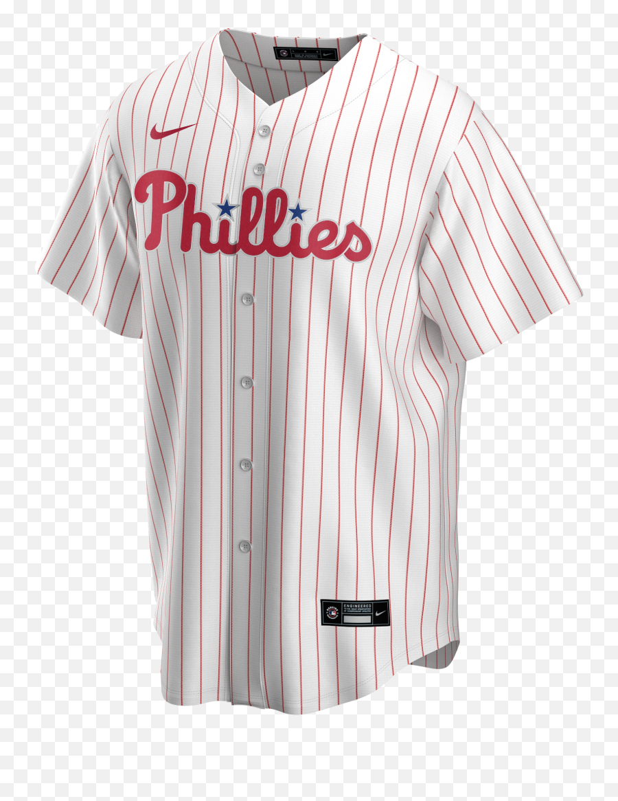 Philadelphia Phillies Adult Home Jersey - Phillies Jersey Emoji,Bryce Harper 100 Emojis