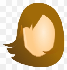 Vector Graphics Of Female Blank Head - Head No Face Png Emoji,Emojis Of Brown Haires Girl.and Blonde Boy