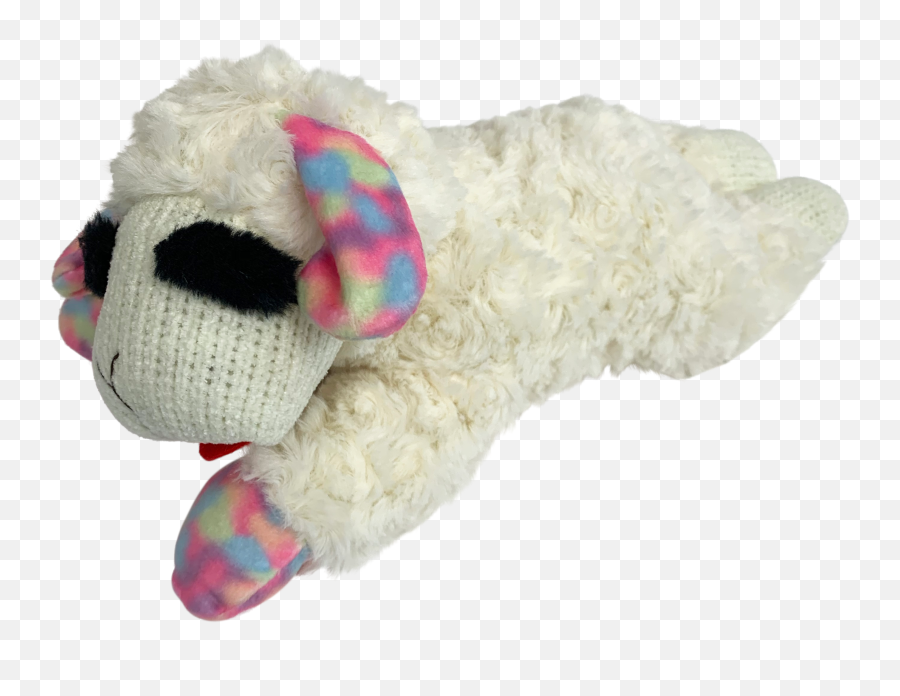 Multipet Lamb Chop Plush Dog Toy - Birthday Lamb Chop Dog Toy Emoji,Chick Emoji Stuffed Animal