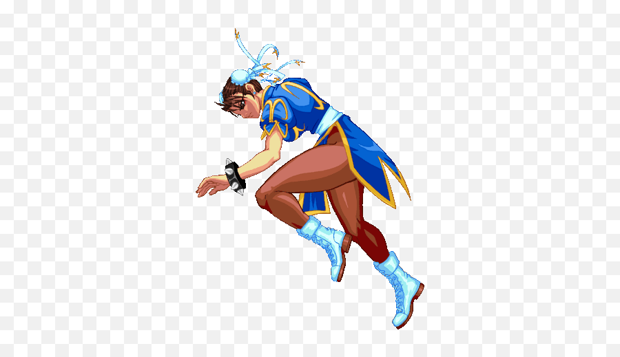 Chun Li Sirlin - Sprites Chun Li Png Emoji,Street Fighter 2 Moves List Emoticons