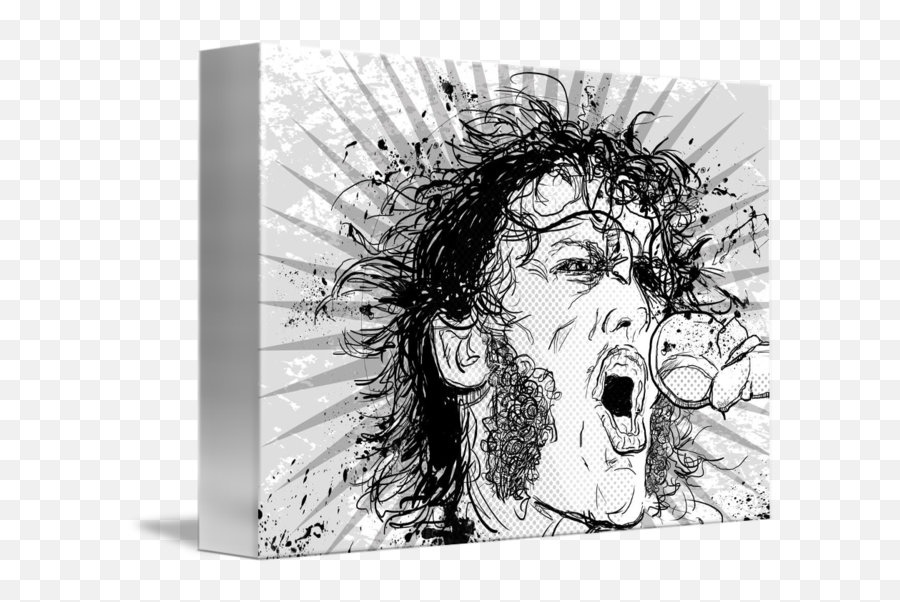 Joe Cocker Earth Singer By Todd Bane Emoji,Lines In Art Emotion