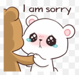 Whatsapp Stickers Lovely Bear - I M Sorry Milk And Mocha Gif Emoji,Bear Couple Emojis