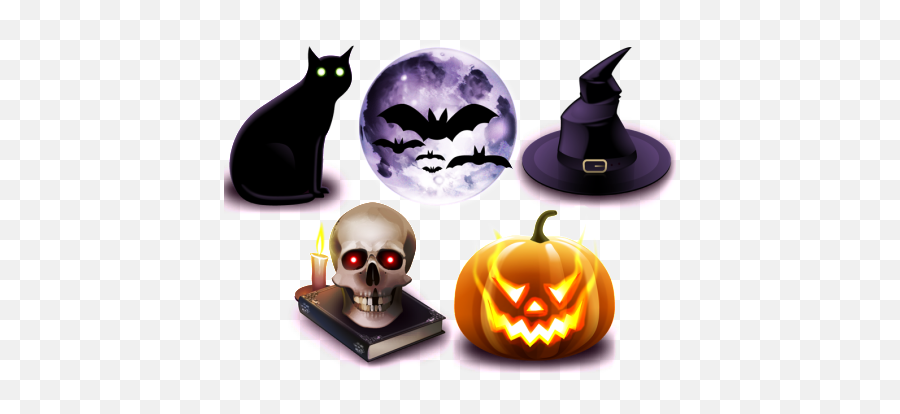 10 Pack De Iconos Gratuitos Para Halloween 2013 - Codigo Geek Emoji,Emoticon Fuerza Whatsapp.png