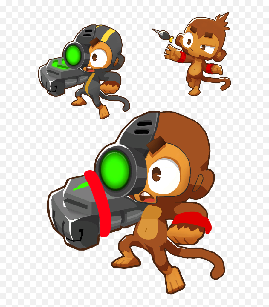 Merge Btd6 Emoji,Emojis Monkey Fan Gif