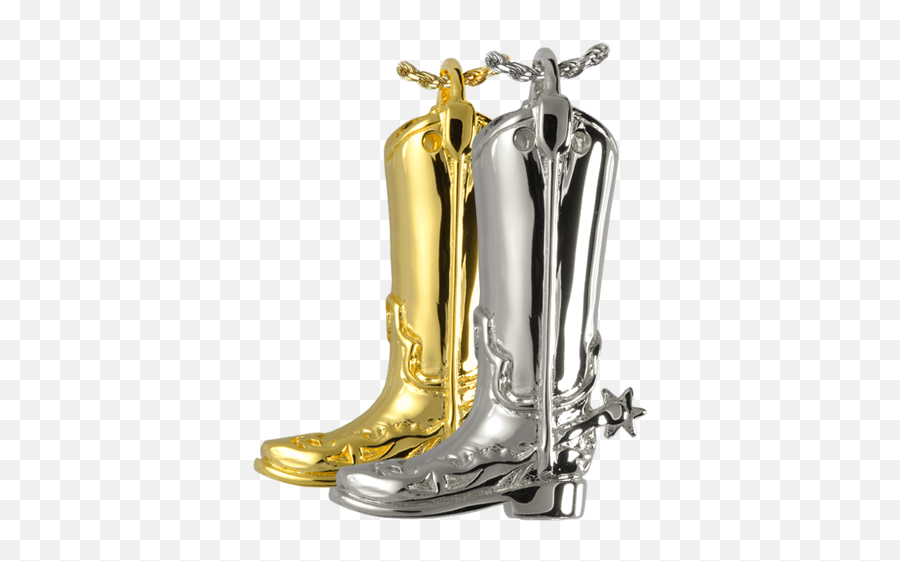 Cremation Jewelry For Ashes Cowboy Boot Urn Necklaces Emoji,Emotions Swarovski Zirconia Necklace