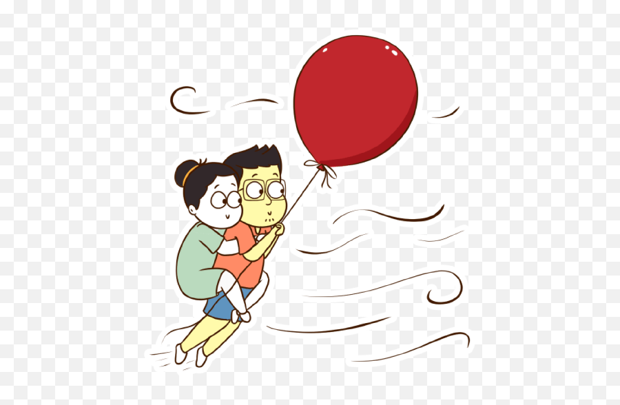 Moments Together 2 Emoji,Cute Emoticon Balloon Labtop