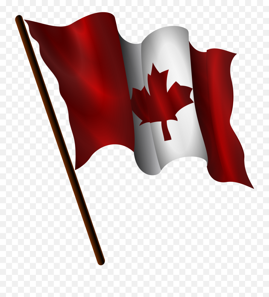 Clipart Quebec Flag - Canada Waving Flag Png Emoji,Quebec Flag Emoji