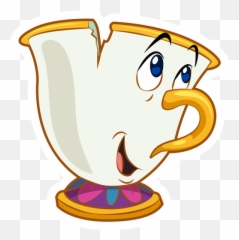 Beauty And The Beast Chip Potts Sticker - Sticker Mania Emoji,Tounge Stick Out Emoticon