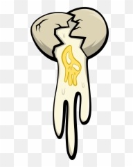 Crack An Egg - Cartoon Transparent Cracked Egg Clipart Emoji,Emoticon Face Crack