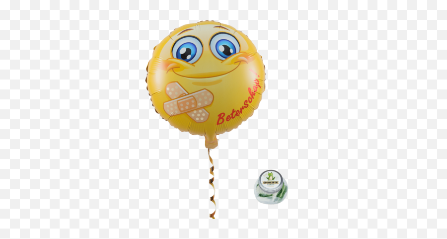 Beterschap Wensen Met Een Ballon Fruitzaam Gifts - Emoticon Emoji,Muah Emoji